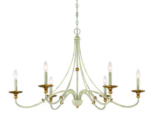Minka-Lavery 1046-701 - 6 LIGHT CHANDELIER