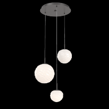Hammerton CHB0092-03-GP-WL-C01-L3 - Gaia Round 3pc Multi-Pendant