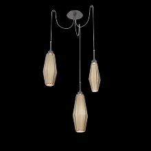 Hammerton SCB0049-03-GP-RB-C01-L3 - Aalto Round 3pc Swag Multi-Pendant
