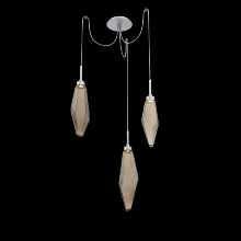 Hammerton SCB0050-03-CS-CB-C01-L3 - Rock Crystal Round 3pc Swag Multi-Pendant