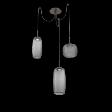Hammerton SCB0091-03-FB-S-C01-L3 - Vessel Round 3pc Swag Multi-Pendant