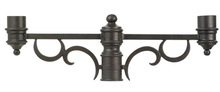 Kalco 9307BB - Outdoor Double Post Mount Bracket