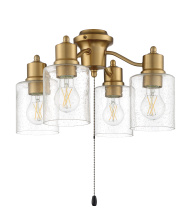 Craftmade LK403107-SB-LED - 4 Light Universal Light Kit in Satin Brass