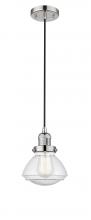 Innovations Lighting 201C-PN-G324-LED - Olean - 1 Light - 7 inch - Polished Nickel - Cord hung - Mini Pendant
