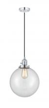 Innovations Lighting 201CSW-PC-G202-10-LED - Beacon - 1 Light - 10 inch - Polished Chrome - Cord hung - Mini Pendant