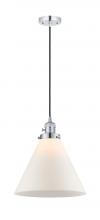 Innovations Lighting 201CSW-PC-G41-L-LED - Cone - 1 Light - 12 inch - Polished Chrome - Cord hung - Mini Pendant