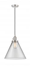 Innovations Lighting 201CSW-PN-G42-L-LED - Cone - 1 Light - 12 inch - Polished Nickel - Cord hung - Mini Pendant