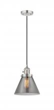 Innovations Lighting 201CSW-PN-G43 - Cone - 1 Light - 8 inch - Polished Nickel - Cord hung - Mini Pendant