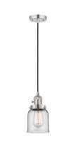 Innovations Lighting 201CSW-PN-G52-LED - Bell - 1 Light - 5 inch - Polished Nickel - Cord hung - Mini Pendant