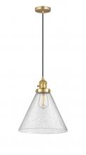 Innovations Lighting 201CSW-SG-G44-L-LED - Cone - 1 Light - 12 inch - Satin Gold - Cord hung - Mini Pendant