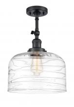 Innovations Lighting 201F-BK-G713-L-LED - Bell - 1 Light - 12 inch - Matte Black - Adjustable Semi-Flush Mount