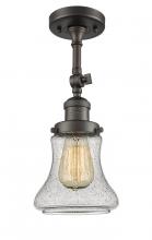 Innovations Lighting 201F-OB-G194-LED - Bellmont - 1 Light - 6 inch - Oil Rubbed Bronze - Adjustable Semi-Flush Mount