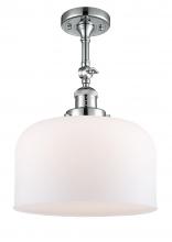 Innovations Lighting 201F-PC-G71-L - Bell - 1 Light - 12 inch - Polished Chrome - Adjustable Semi-Flush Mount