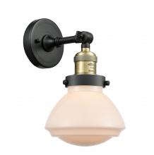 Innovations Lighting 203-BAB-G321-LED - Olean - 1 Light - 7 inch - Black Antique Brass - Adjustable Sconce