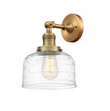 Innovations Lighting 203-BB-G713-LED - Bell - 1 Light - 8 inch - Brushed Brass - Adjustable Sconce