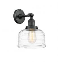 Innovations Lighting 203-BK-G713-LED - Bell - 1 Light - 8 inch - Matte Black - Adjustable Sconce