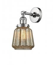 Innovations Lighting 203-PC-G146 - Chatham - 1 Light - 7 inch - Polished Chrome - Adjustable Sconce