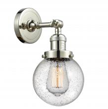 Innovations Lighting 203-PN-G204-6 - Beacon - 1 Light - 6 inch - Polished Nickel - Adjustable Sconce