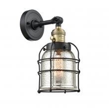 Innovations Lighting 203SW-BAB-G58-CE-LED - Bell Cage - 1 Light - 6 inch - Black Antique Brass - Adjustable Sconce