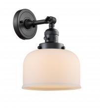 Innovations Lighting 203SW-BK-G71 - Bell - 1 Light - 8 inch - Matte Black - Adjustable Sconce