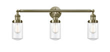 Innovations Lighting 205-AB-G312 - Dover - 3 Light - 31 inch - Antique Brass - Bath Vanity Light