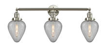 Innovations Lighting 205-SN-G165-LED - Geneseo - 3 Light - 32 inch - Brushed Satin Nickel - Bath Vanity Light
