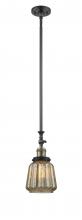 Innovations Lighting 206-BAB-G146 - Chatham - 1 Light - 7 inch - Black Antique Brass - Stem Hung - Adjustable Mini Pendant