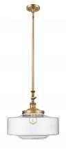 Innovations Lighting 206-BB-G692-16-LED - Bridgeton - 1 Light - 16 inch - Brushed Brass - Stem Hung - Adjustable Mini Pendant