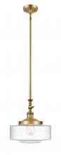 Innovations Lighting 206-BB-G694-12-LED - Bridgeton - 1 Light - 12 inch - Brushed Brass - Stem Hung - Adjustable Mini Pendant