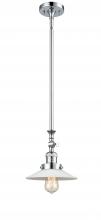 Innovations Lighting 206-PC-G1-LED - Halophane - 1 Light - 9 inch - Polished Chrome - Stem Hung - Adjustable Mini Pendant
