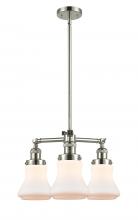 Innovations Lighting 207-PN-G191-LED - Bellmont - 3 Light - 18 inch - Polished Nickel - Stem Hung - Chandelier