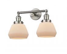 Innovations Lighting 208-SN-G171 - Fulton - 2 Light - 17 inch - Brushed Satin Nickel - Adjustable Bath Vanity Light