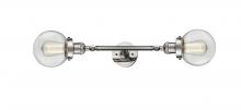 Innovations Lighting 208L-PN-G202-6 - Beacon - 2 Light - 6 inch - Polished Nickel - Adjustable Bath Vanity Light