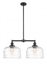 Innovations Lighting 209-OB-G713-L-LED - Bell - 2 Light - 21 inch - Oil Rubbed Bronze - Stem Hung - Adjustable Island Light