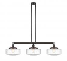 Innovations Lighting 213-OB-G694-12-LED - Bridgeton - 3 Light - 44 inch - Oil Rubbed Bronze - Stem Hung - Adjustable Island Light