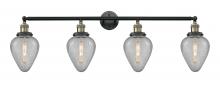 Innovations Lighting 215-BAB-G165-LED - Geneseo - 4 Light - 43 inch - Black Antique Brass - Adjustable Bath Vanity Light