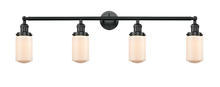 Innovations Lighting 215-BK-G311 - Dover - 4 Light - 43 inch - Matte Black - Adjustable Bath Vanity Light