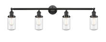 Innovations Lighting 215-OB-G314 - Dover - 4 Light - 43 inch - Oil Rubbed Bronze - Adjustable Bath Vanity Light