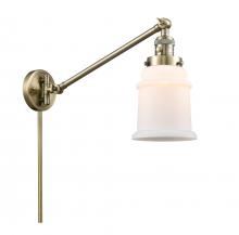 Innovations Lighting 237-AB-G181-LED - Canton - 1 Light - 8 inch - Antique Brass -Adjustable Swing Arm