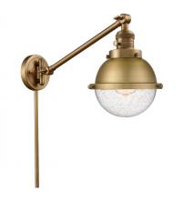 Innovations Lighting 237-BB-HFS-64-BB-LED - Hampden - 1 Light - 7 inch - Brushed Brass -Adjustable Swing Arm