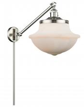 Innovations Lighting 237-SN-G541-LED - Oxford - 1 Light - 12 inch - Brushed Satin Nickel -Adjustable Swing Arm
