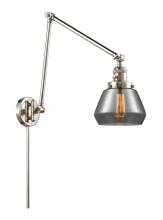 Innovations Lighting 238-PN-G173-LED - Fulton - 1 Light - 8 inch - Polished Nickel -Adjustable Swing Arm