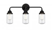 Innovations Lighting 288-3W-BK-G314-LED - Dover - 3 Light - 23 inch - Matte Black - Bath Vanity Light