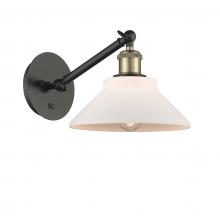 Innovations Lighting 317-1W-BAB-G131-LED - Orwell - 1 Light - 8 inch - Black Antique Brass - Adjustable Sconce