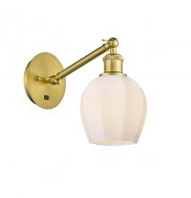 Innovations Lighting 317-1W-SG-G461-6-LED - Norfolk - 1 Light - 6 inch - Satin Gold - Adjustable Sconce