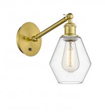 Innovations Lighting 317-1W-SG-G652-6-LED - Cindyrella - 1 Light - 6 inch - Satin Gold - Adjustable Sconce