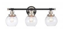 Innovations Lighting 340-3W-BPN-G3402-6-LED - Saybrook - 3 Light - 24 inch - Black Polished Nickel - Bath Vanity Light