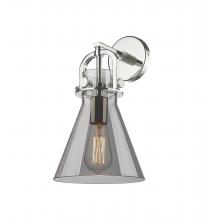 Innovations Lighting 410-1W-PN-G411-8SM - Newton Cone - 1 Light - 8 inch - Polished Nickel - Sconce