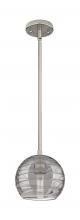 Innovations Lighting 434-1S-SN-G1213-6SM - Crown Point - 1 Light - 6 inch - Satin Nickel - Pendant