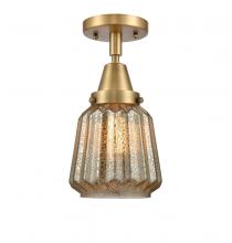 Innovations Lighting 447-1C-BB-G146-LED - Chatham - 1 Light - 7 inch - Brushed Brass - Flush Mount